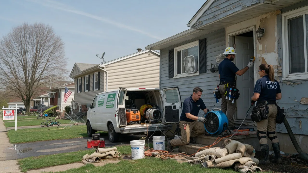 Flood Cleanup in Saint Johns, MI near me
